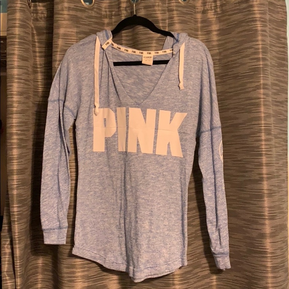 Victoria secret Pink blue hoodie